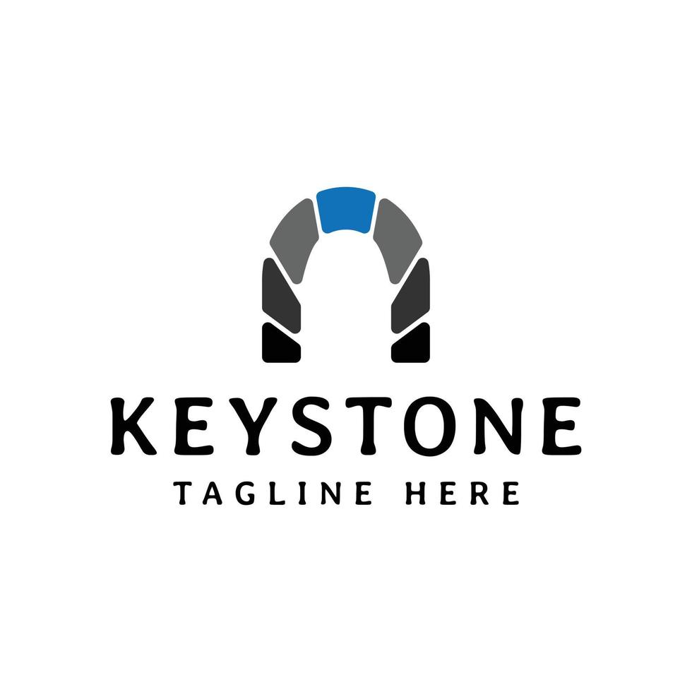 diseño de logotipo keystone creativo vector