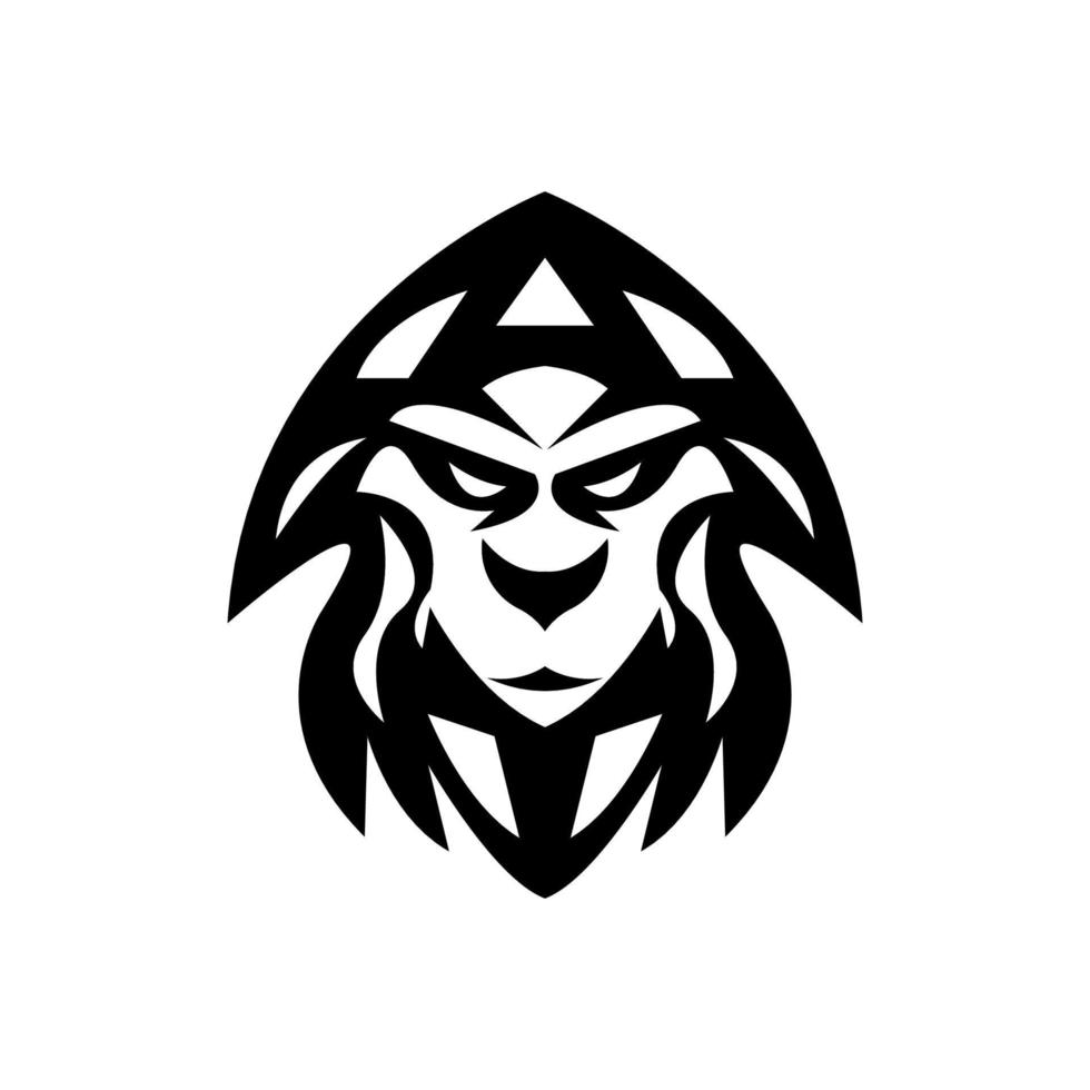 black ape face icon logo vector