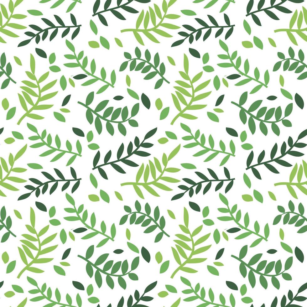 Simple herbal seamless pattern. Botanical illustration. Vector seamless nature texture