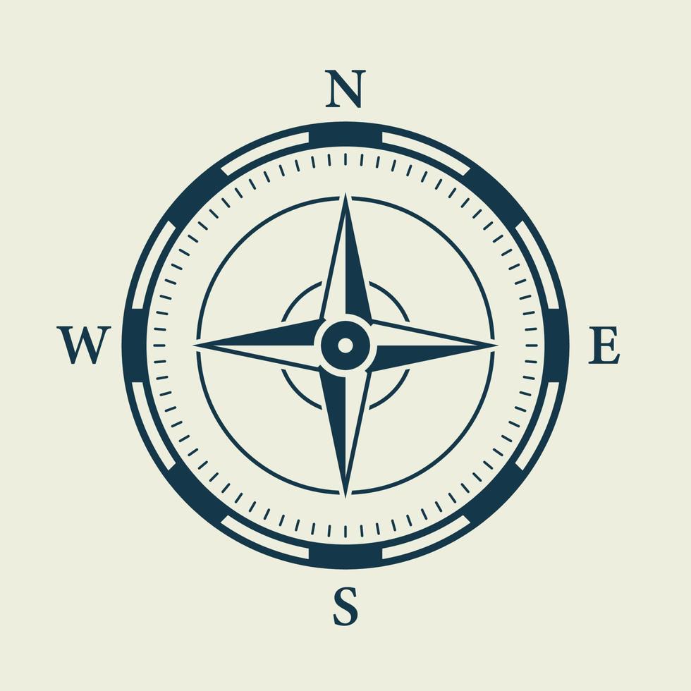 Adventure Direction Arrow to North South West East Orientation Navigator Modern Sign. Compass Map Silhouette Icon. Rose Wind Navigation Retro Equipment Glyph Pictogram. Isolated Vector Illustration.