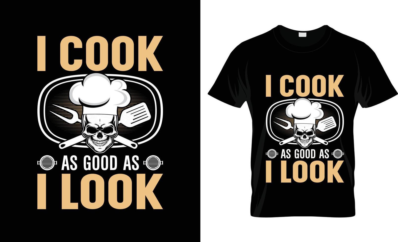 diseño de camisetas de chef, eslogan de camisetas de chef y diseño de ropa, tipografía de chef, vector de chef, ilustración de chef