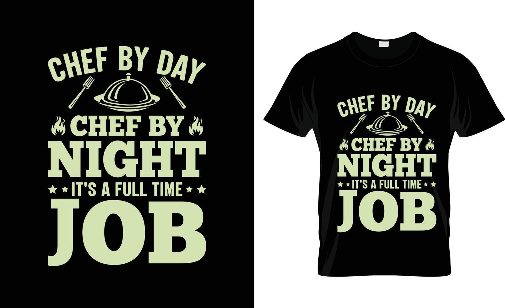 diseño de camisetas de chef, eslogan de camisetas de chef y diseño de ropa, tipografía de chef, vector de chef, ilustración de chef