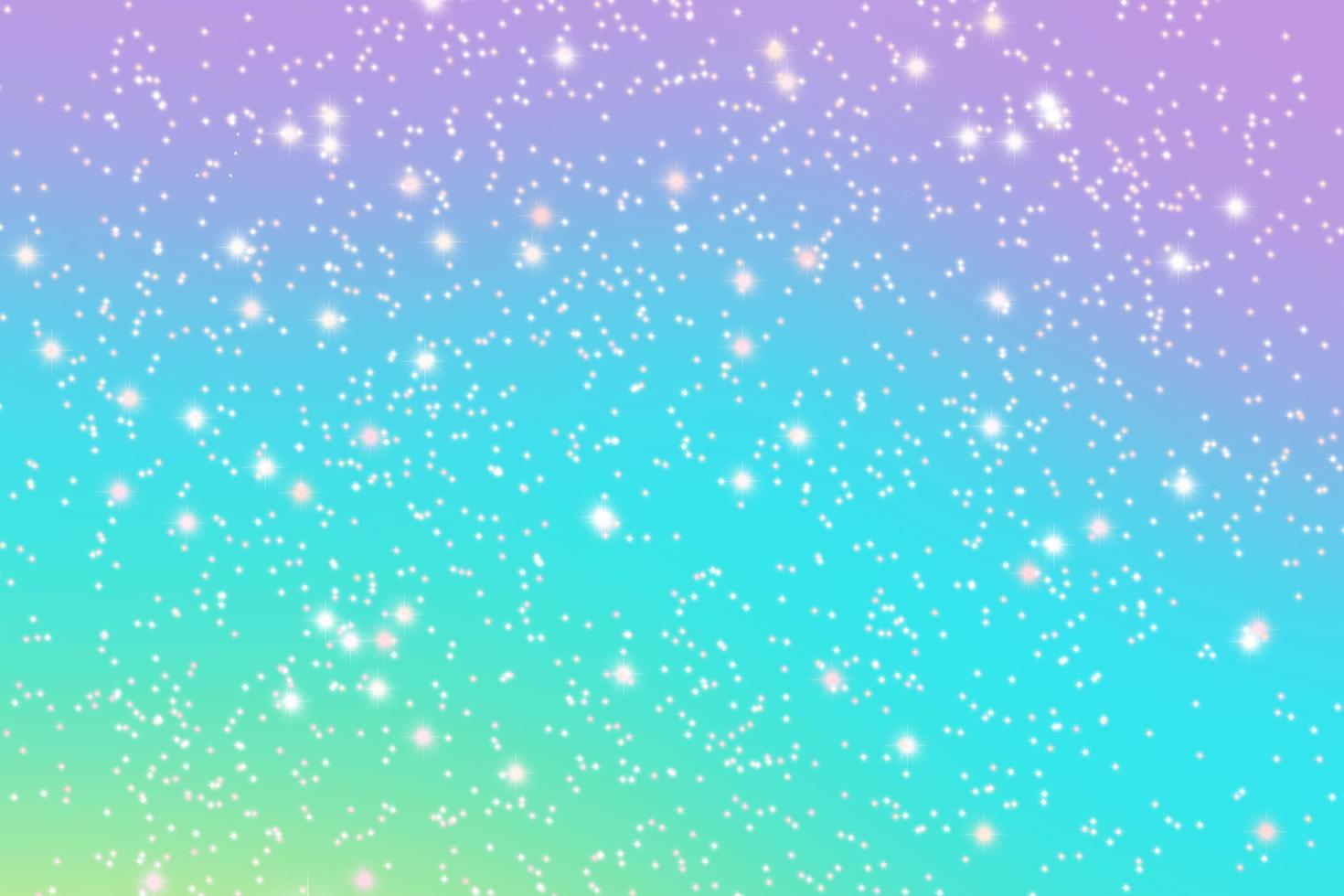 Abstract fantasy rainbow unicorn background with magic sparkles, stars. photo