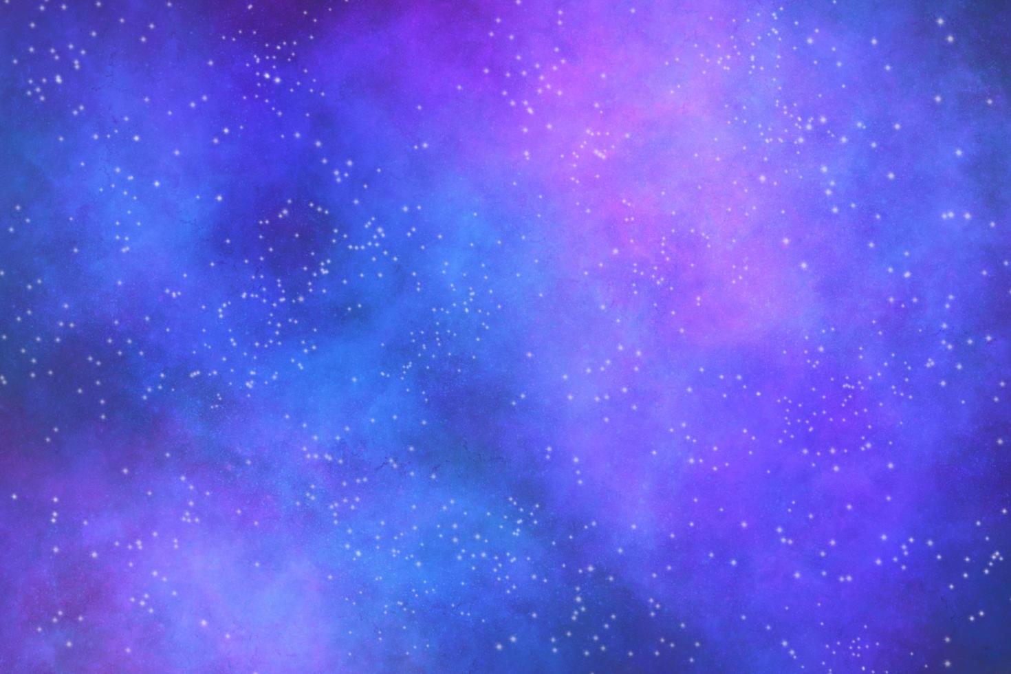 Abstract blue background. Space background with realistic nebula and shining stars. photo