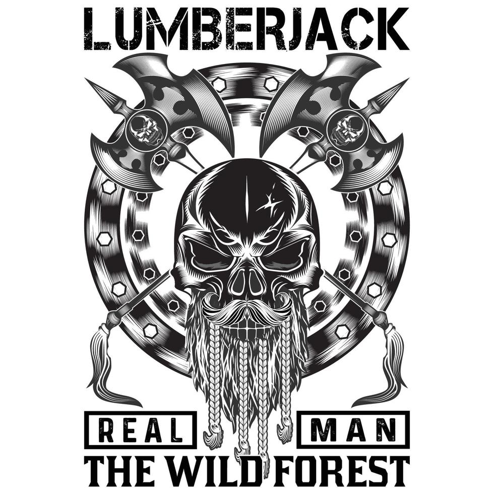Skull T-Shirt Design vector