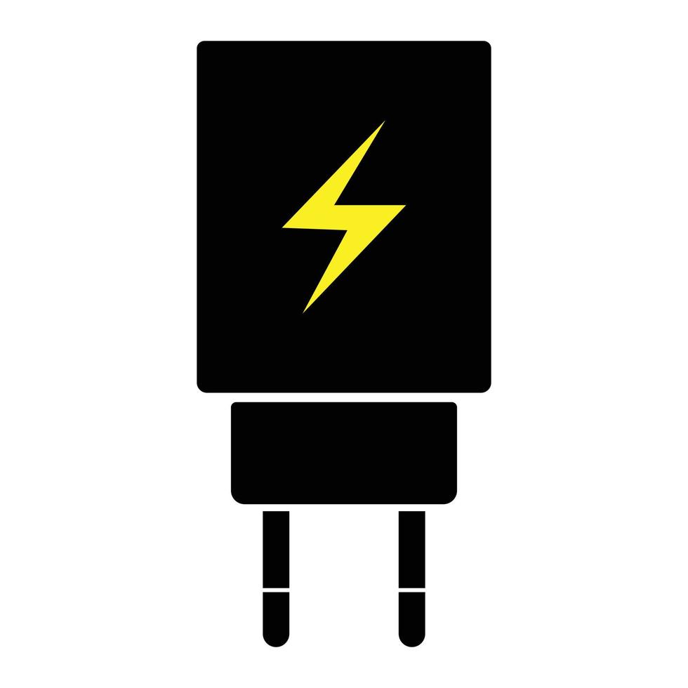 illustration of charger phone vector