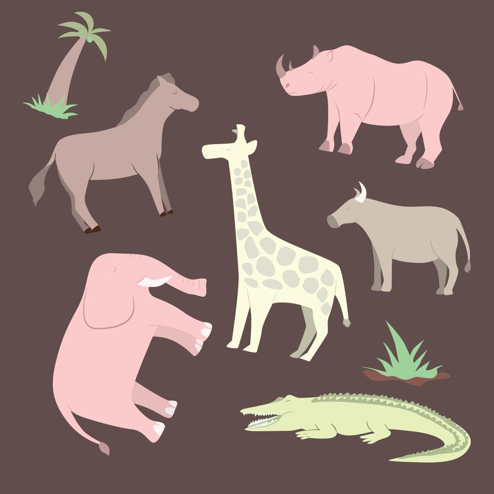 animals clipart collection vector
