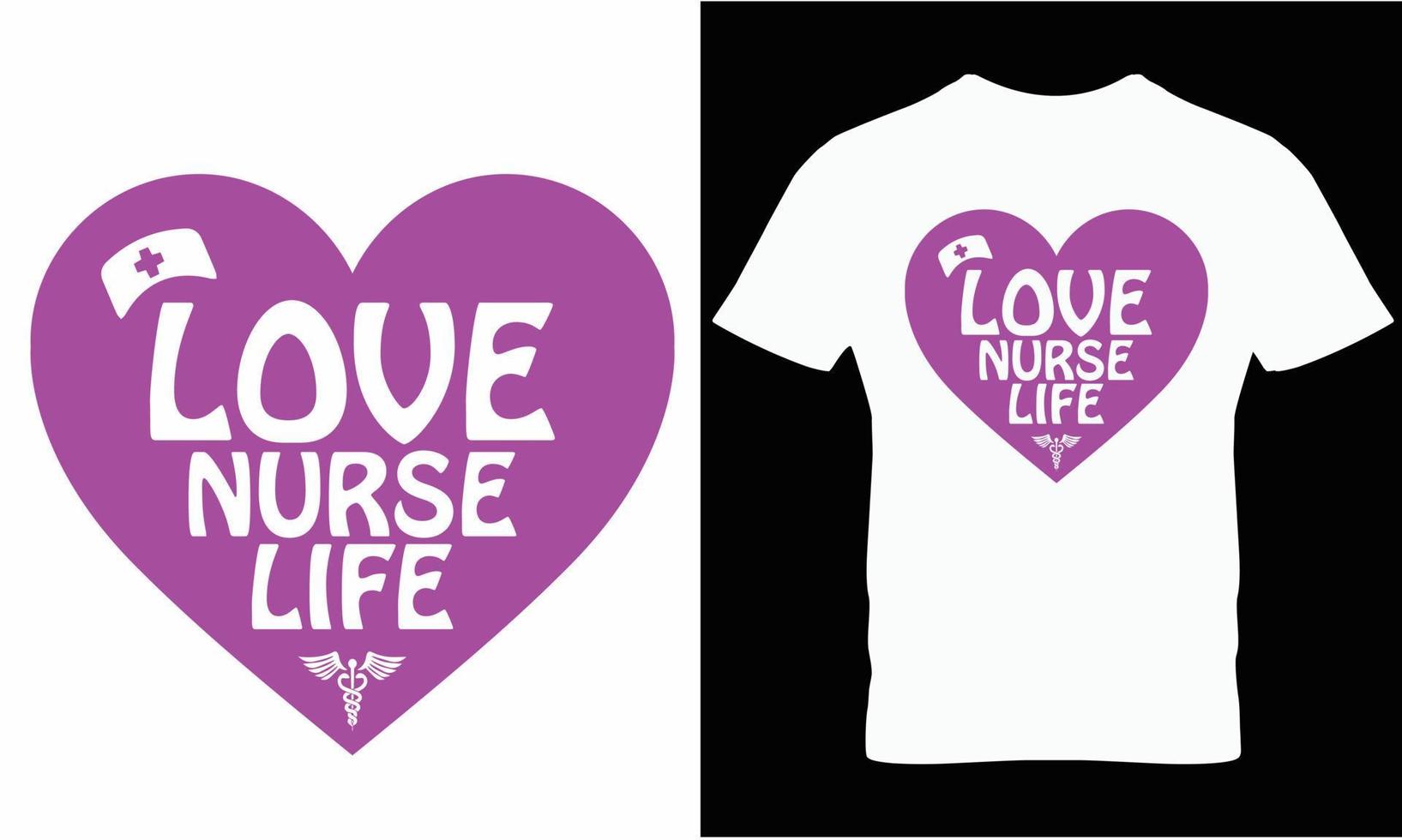 love nurse tshirt design graphic. 11893402 Vector Art at Vecteezy