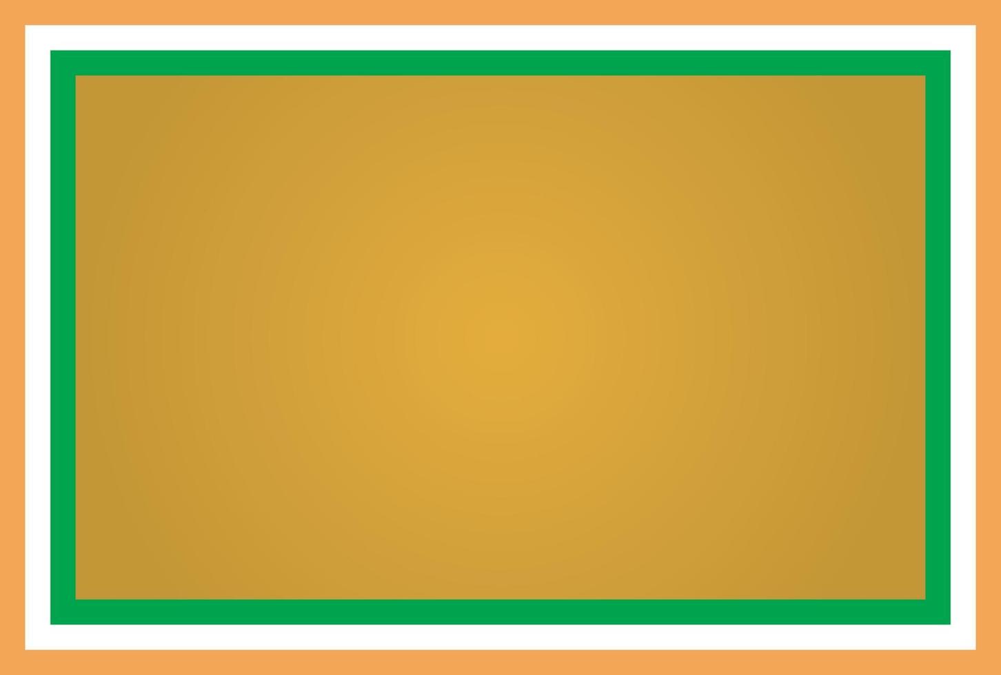 Golden Yellow Gradient Background with Indian Flag Color Frame vector