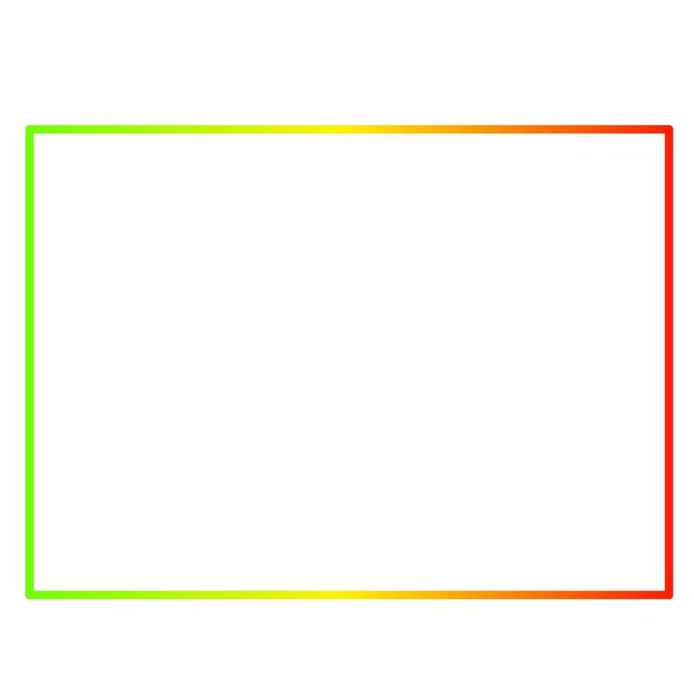 thin rectangular colorful frame on white background. Perfect design for sales titles, logos and banners. Vector