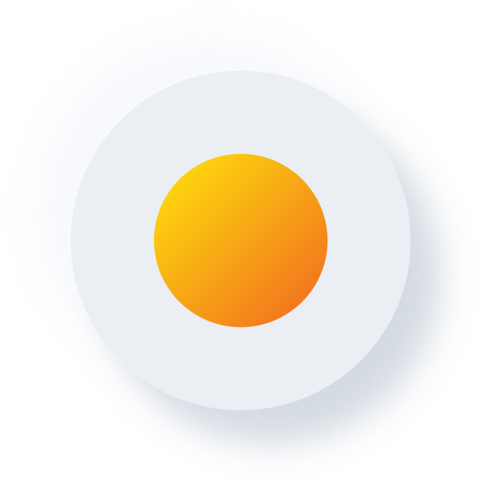 ícone de círculo neumórfico, botão de interface do usuário de neumorfismo png