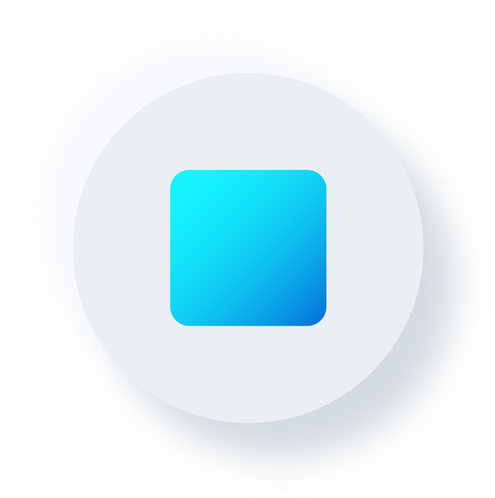 Neumorphic Square Icon, Neumorphism UI Button png