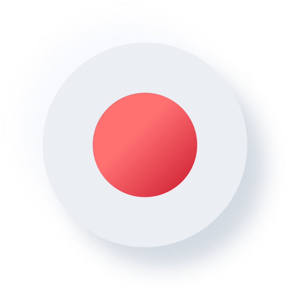 Neumorphic Circle Icon, Neumorphism UI Button png