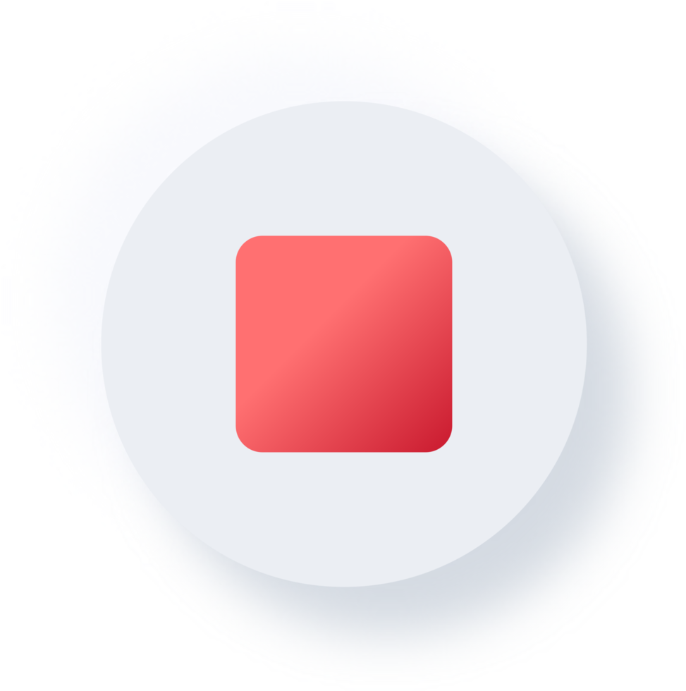 icône carrée neumorphique, bouton d'interface utilisateur neumorphisme png