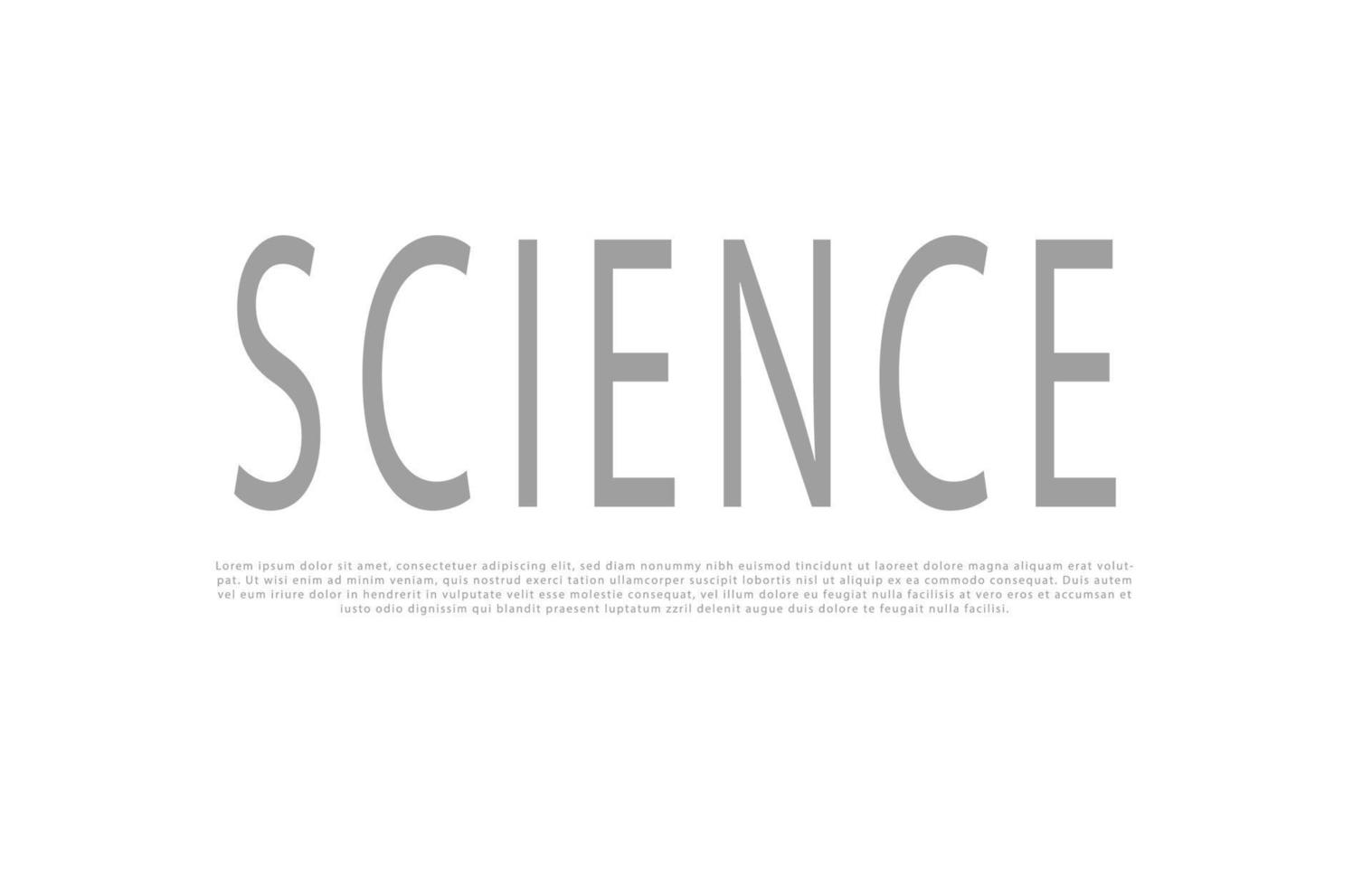 Science - field that uses scientific methods, processes, algorithms and systems to extract knowledge and insights from structured and unstructured data, text quote concept background elegant gray vector