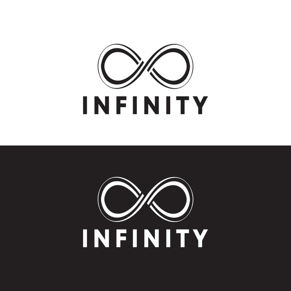 Infinity Vector Logo Template Illustration Design.