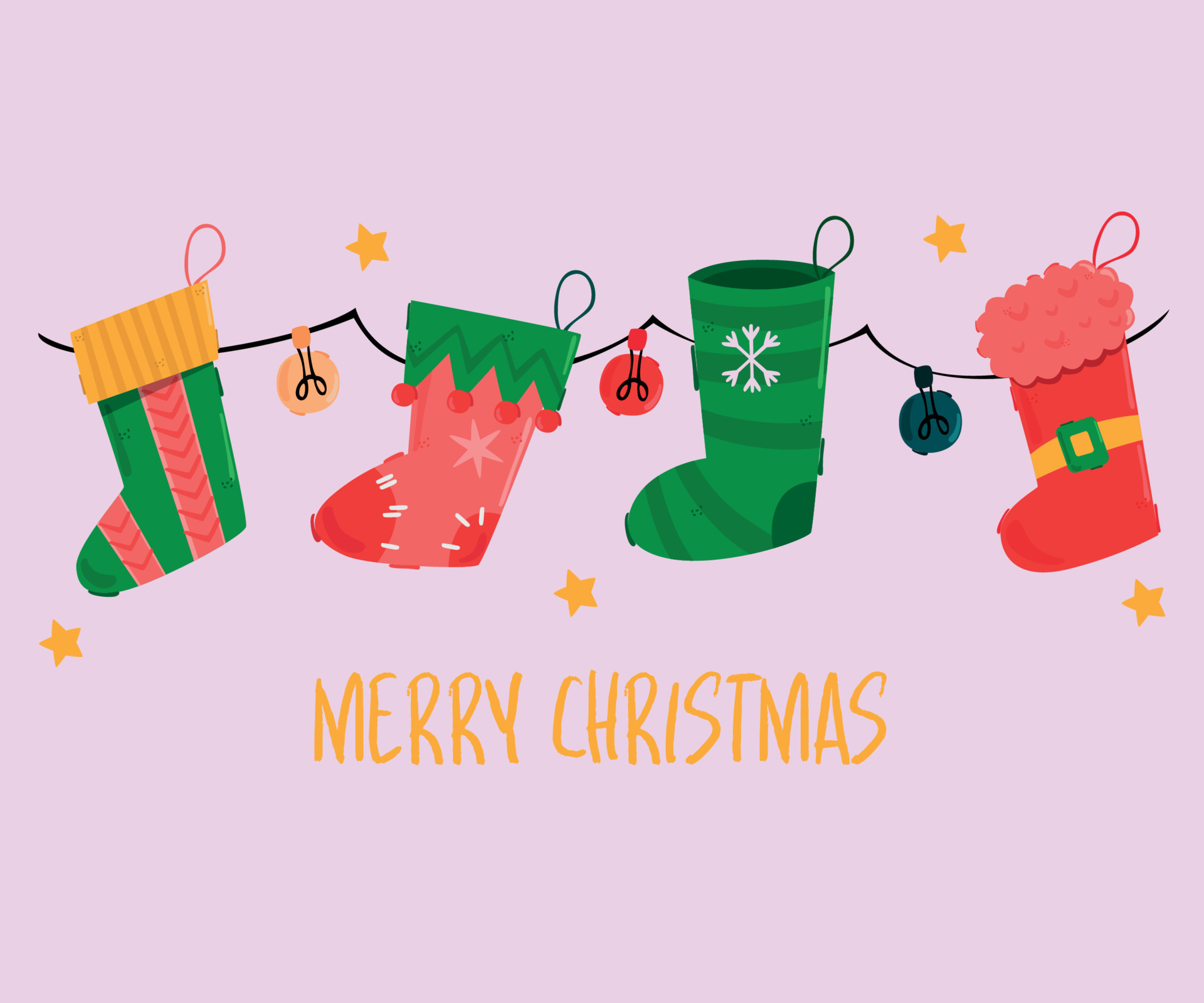 Christmas Socks Background Illustration 11894306 Vector Art at Vecteezy