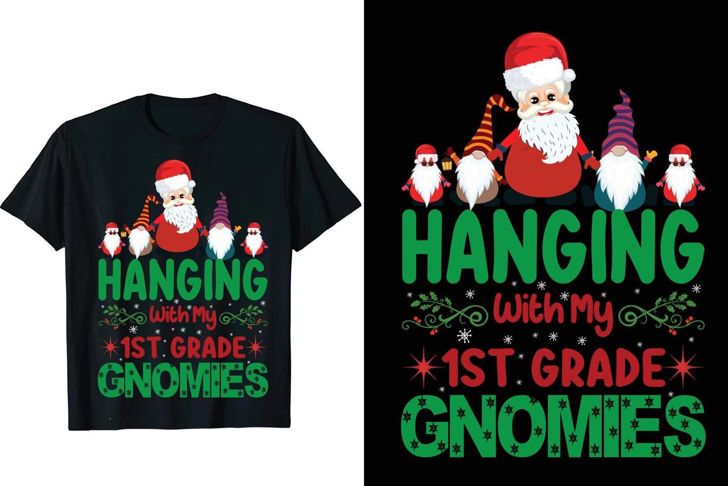 christmas t shirt design vector