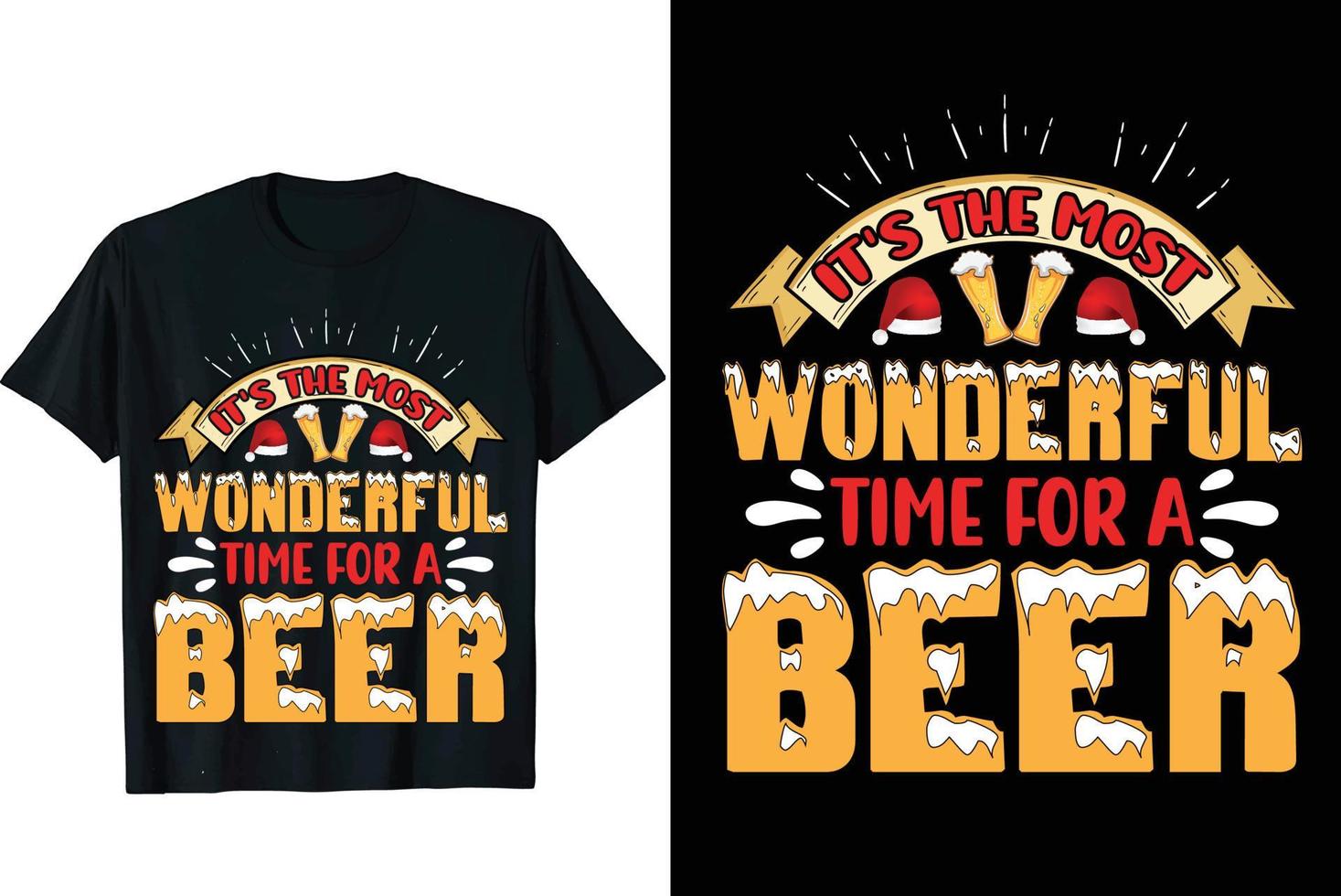 christmas t shirt design vector