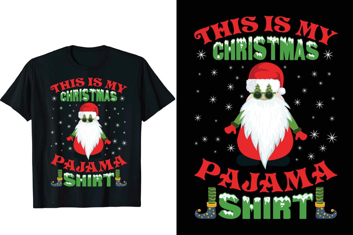 christmas t shirt design vector
