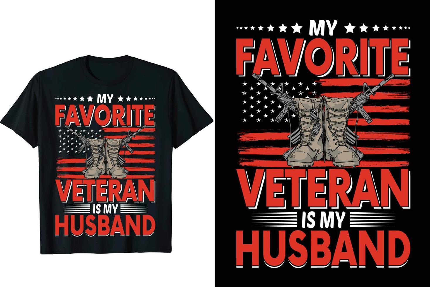 Veteran t shirt design vector