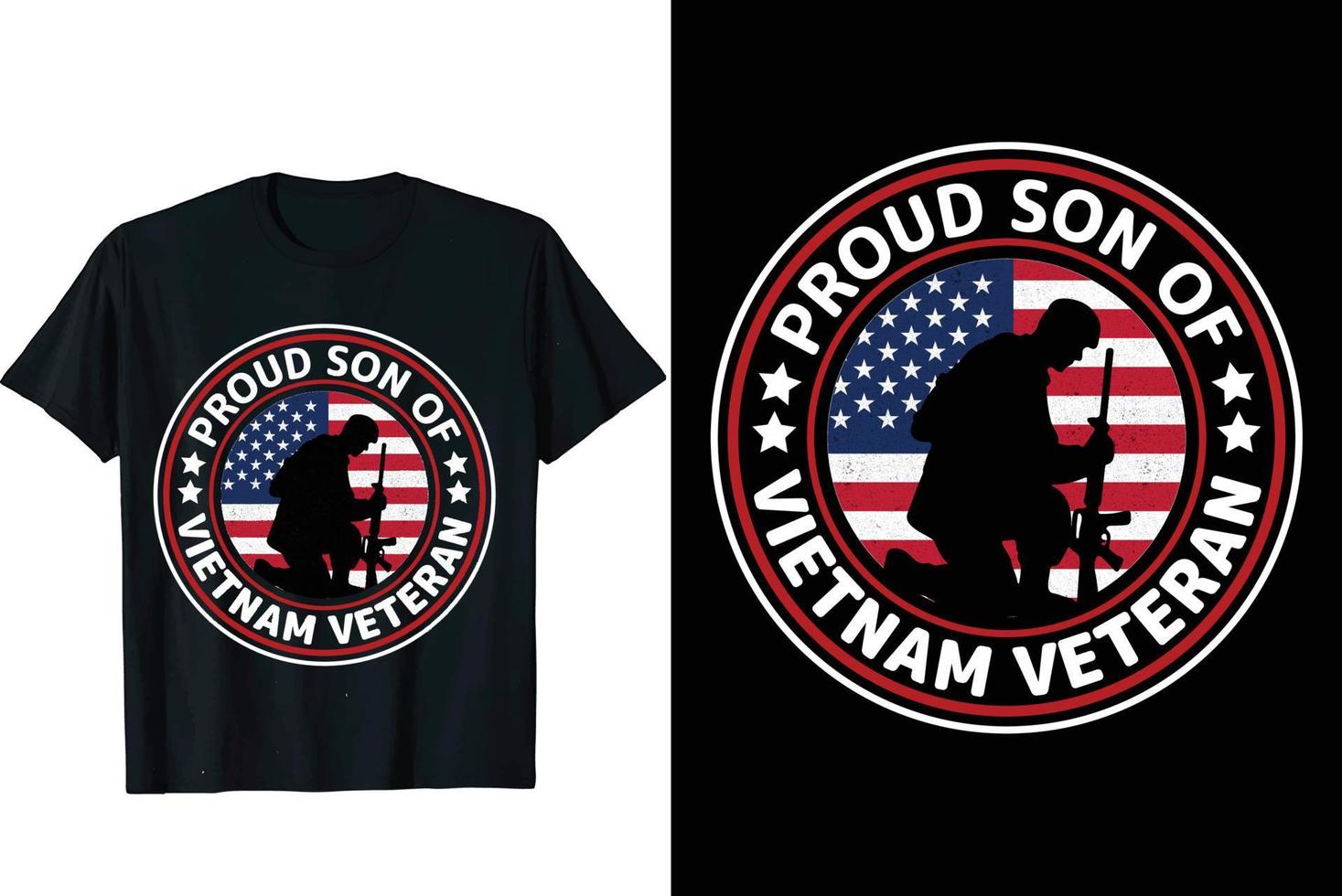 Veteran t shirt design vector