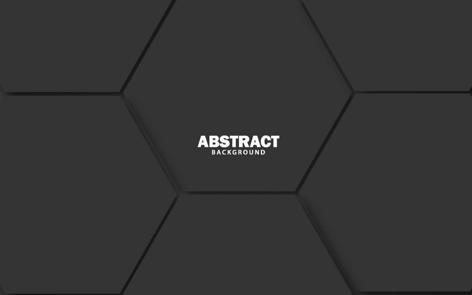 Abstract papercut dark black background banner vector