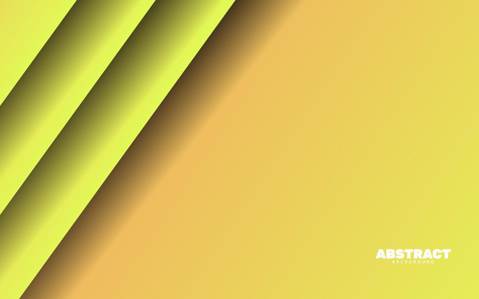 fondo de banner de papercut abstracto color amarillo vector