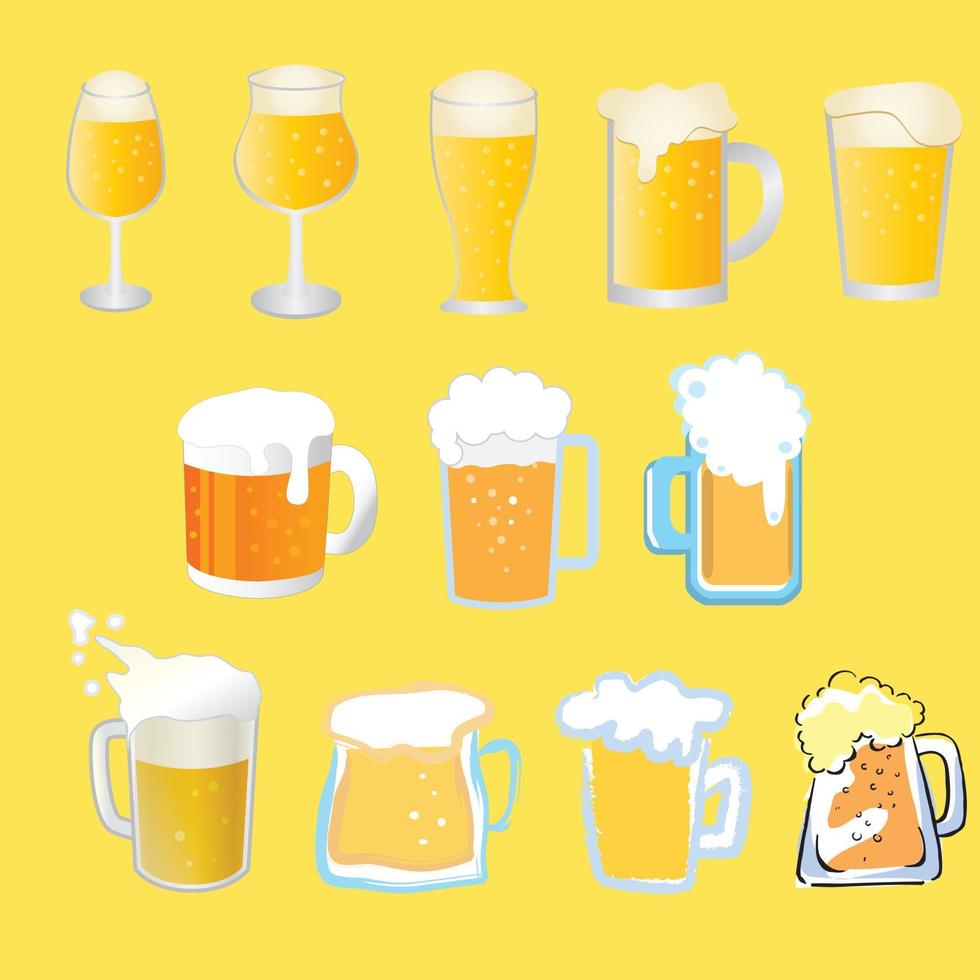 set of bree mug vector