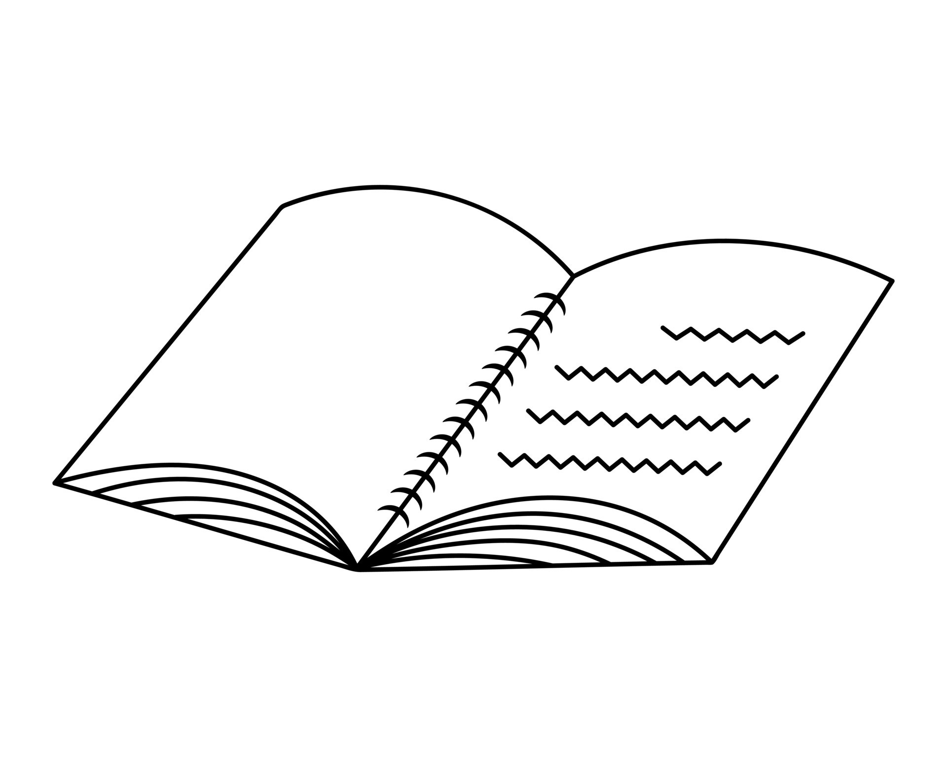 Zigzag Coloring Page
