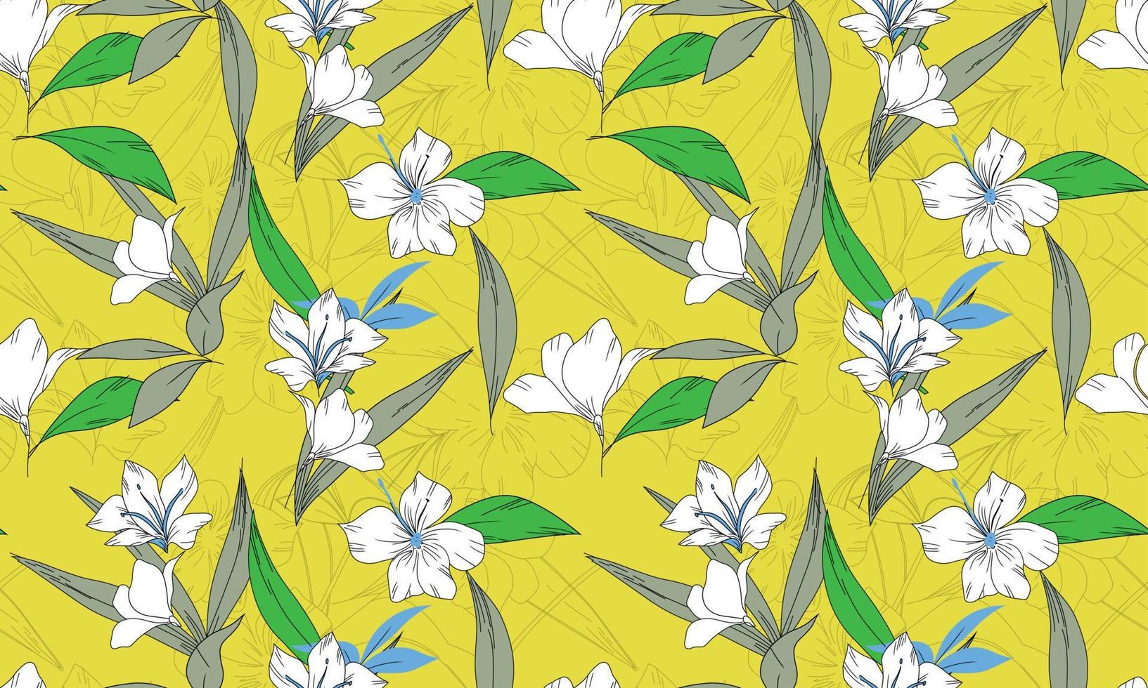 Vector seamless pattern collection.Wild flowers, leaves, branches, candies repeat pattern design set.seamless floral pattern.Handmade. Wallpaper, fabric or design of Illistrator.