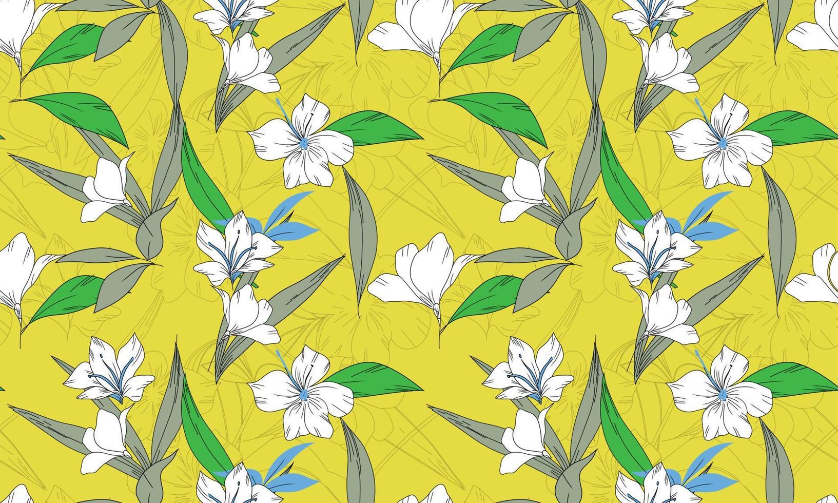 Vector seamless pattern collection.Wild flowers, leaves, branches, candies repeat pattern design set.seamless floral pattern.Handmade. Wallpaper, fabric or design of Illistrator.