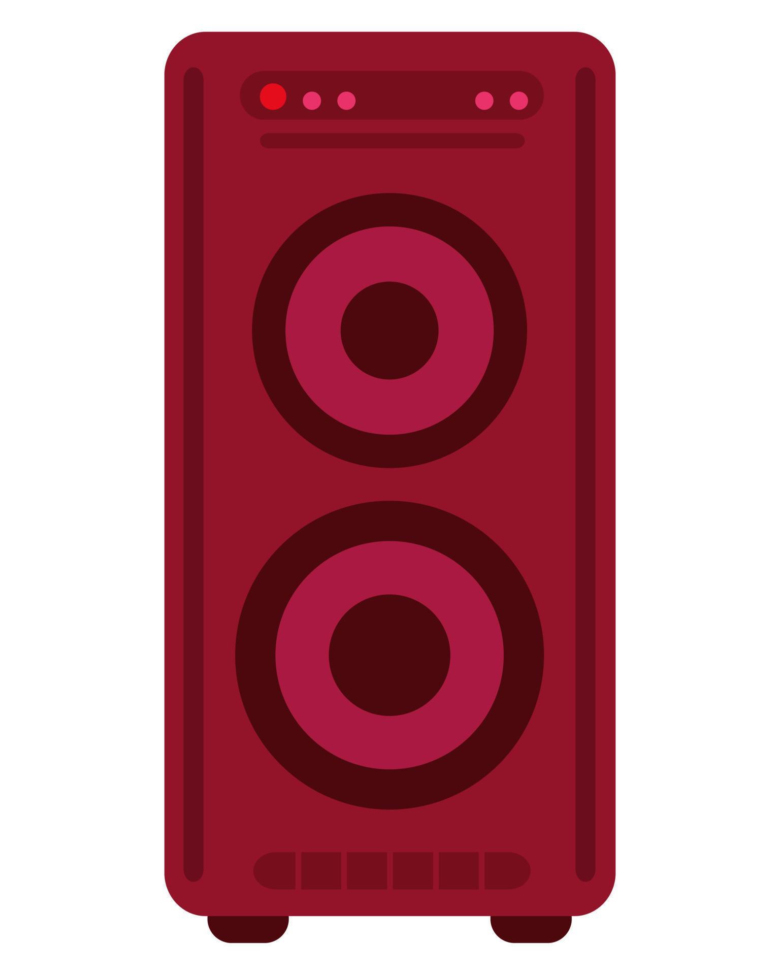 Speaker icon in flat style 11895954 Vector Art at Vecteezy