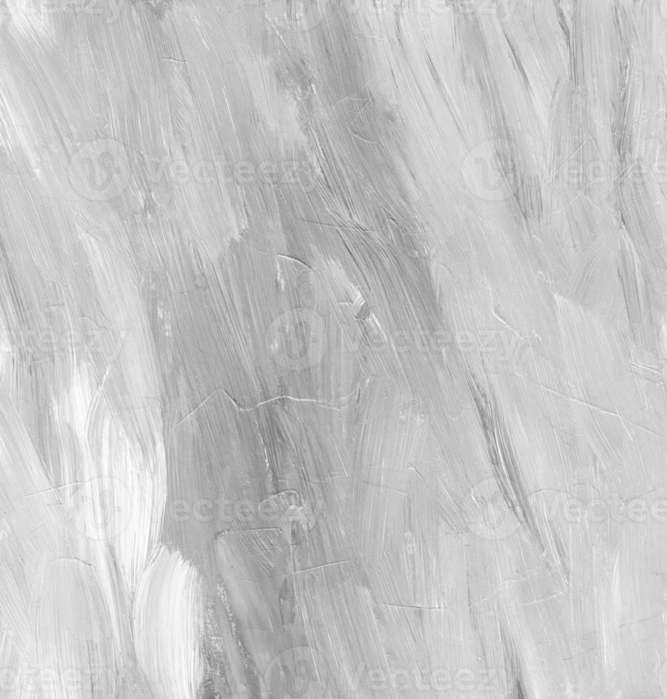 Abstract white background texture. Light monochrome backdrop. Black and white minimalist art. Brush strokes on paper. photo