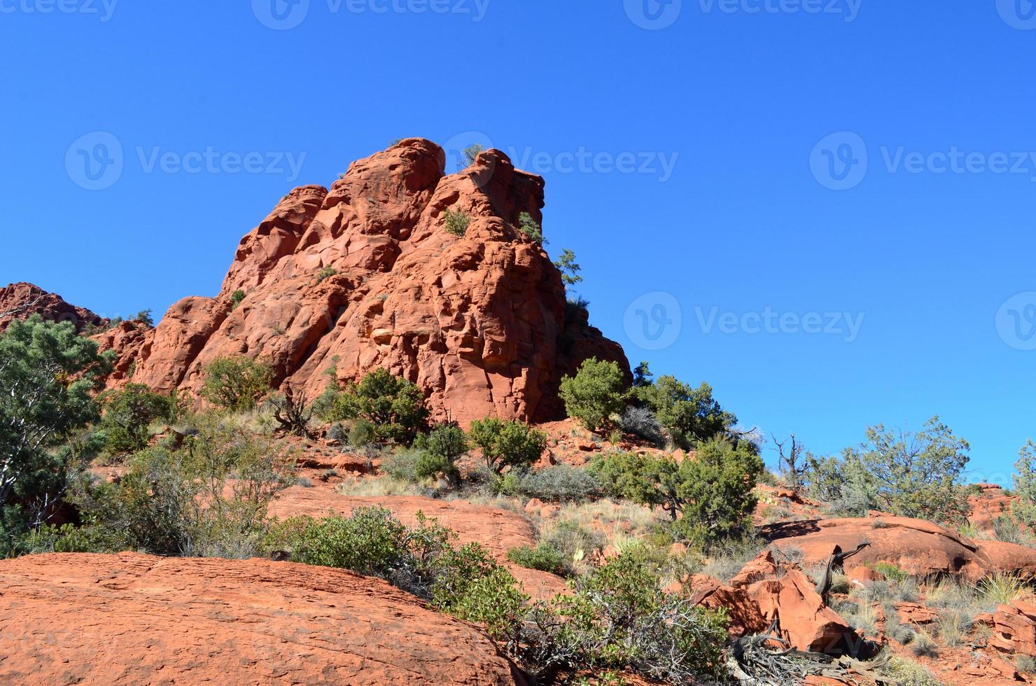 Beautiful Day for Hiking in the Red Rocks photo