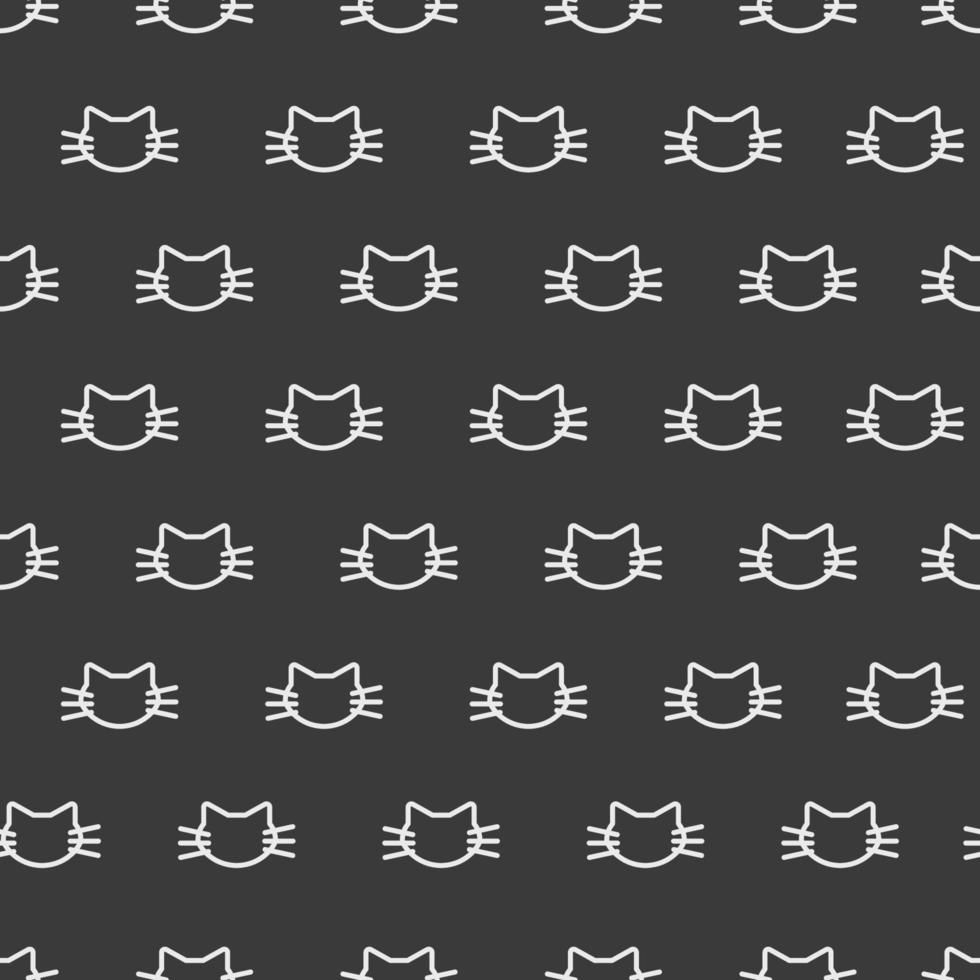 Simple and Minimal Cat Pattern vector
