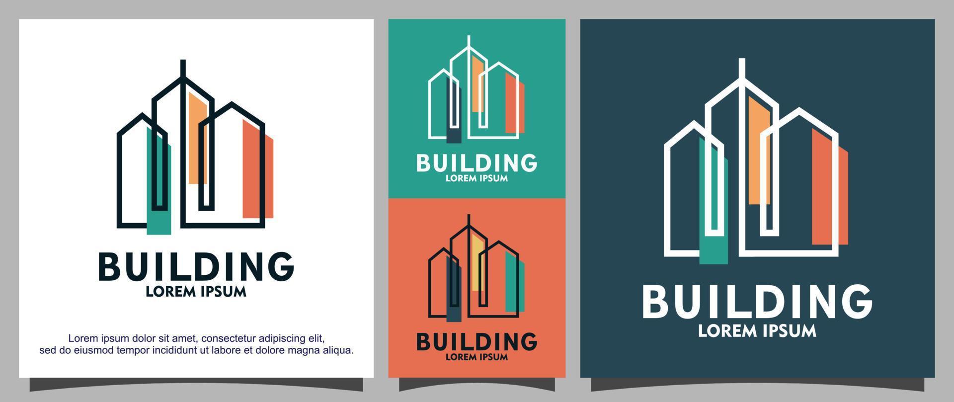 City building logo design template vector