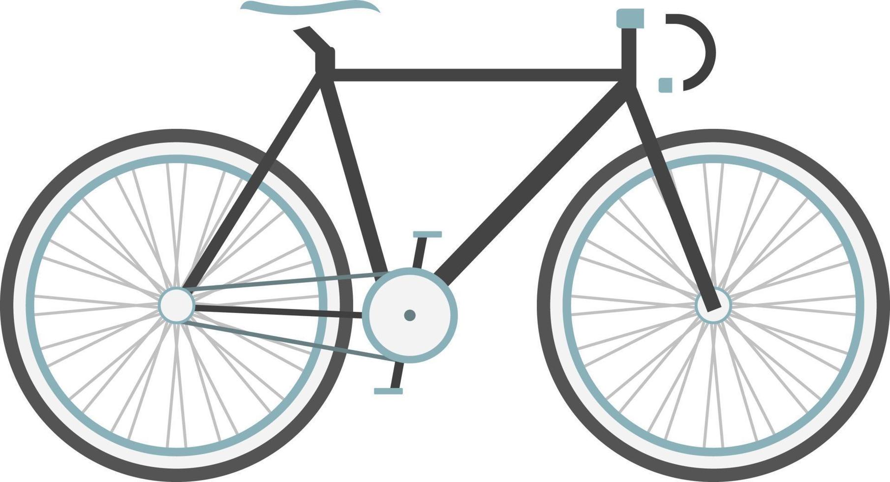 icono de bicicleta retro vector