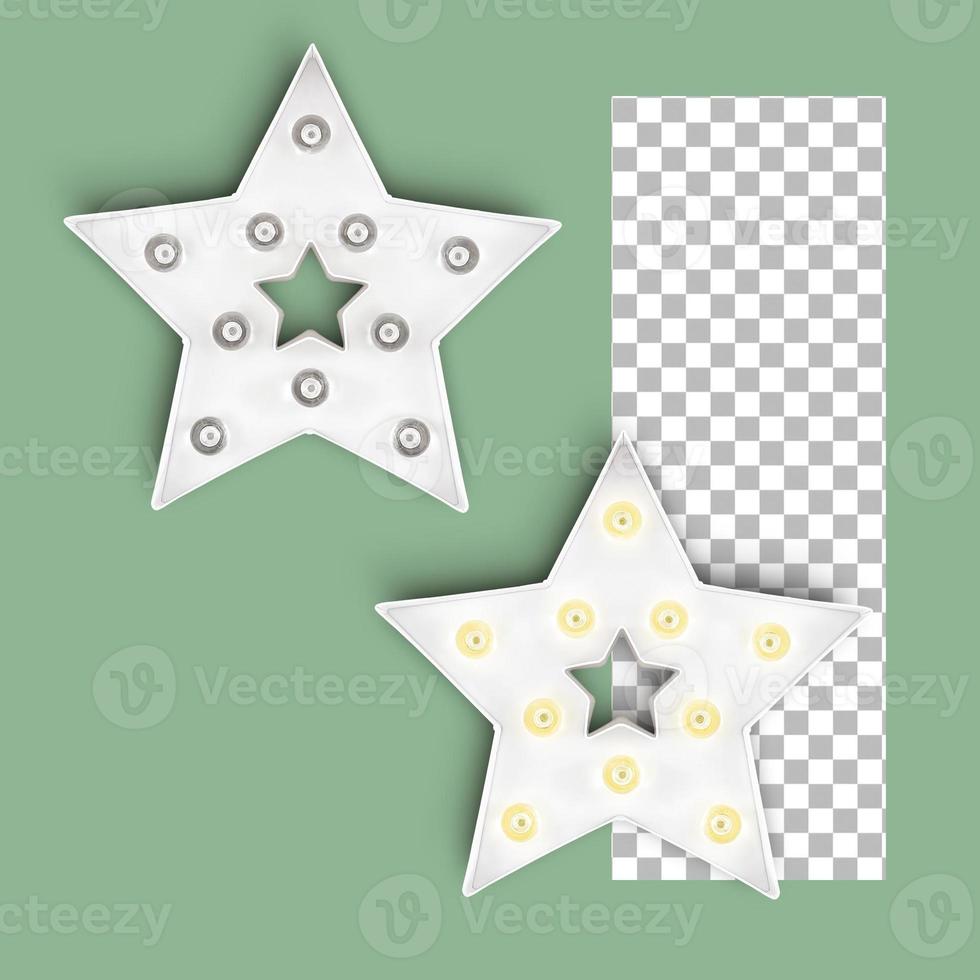 Set of christmas stars and ornament tape photo