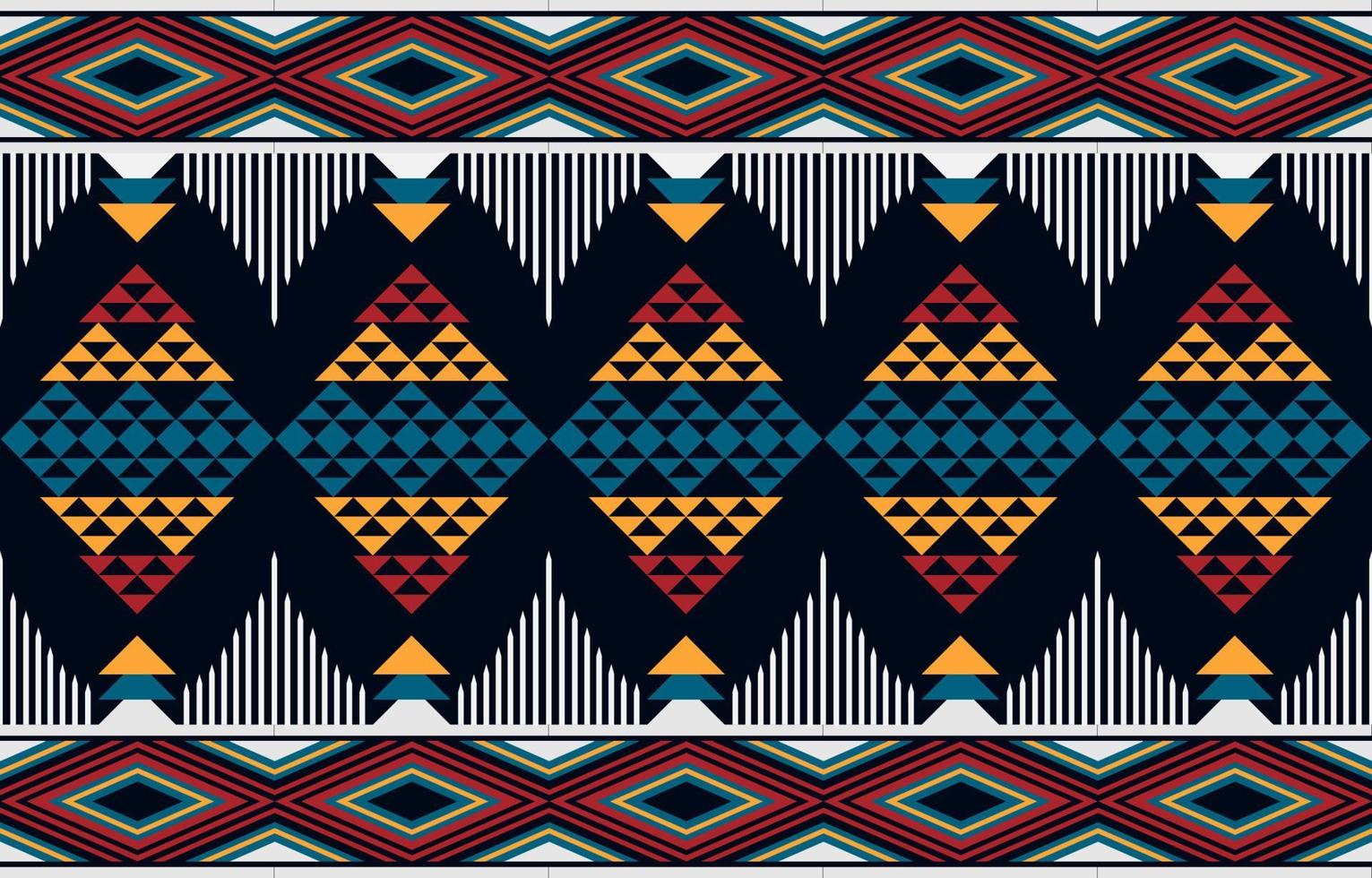 Geometric ethnic pattern seamless. ethnic seamless pattern. Design for cloth business, curtain, background, carpet, wallpaper, clothing, wrapping, Batik, fabric,Vector illustration. vector