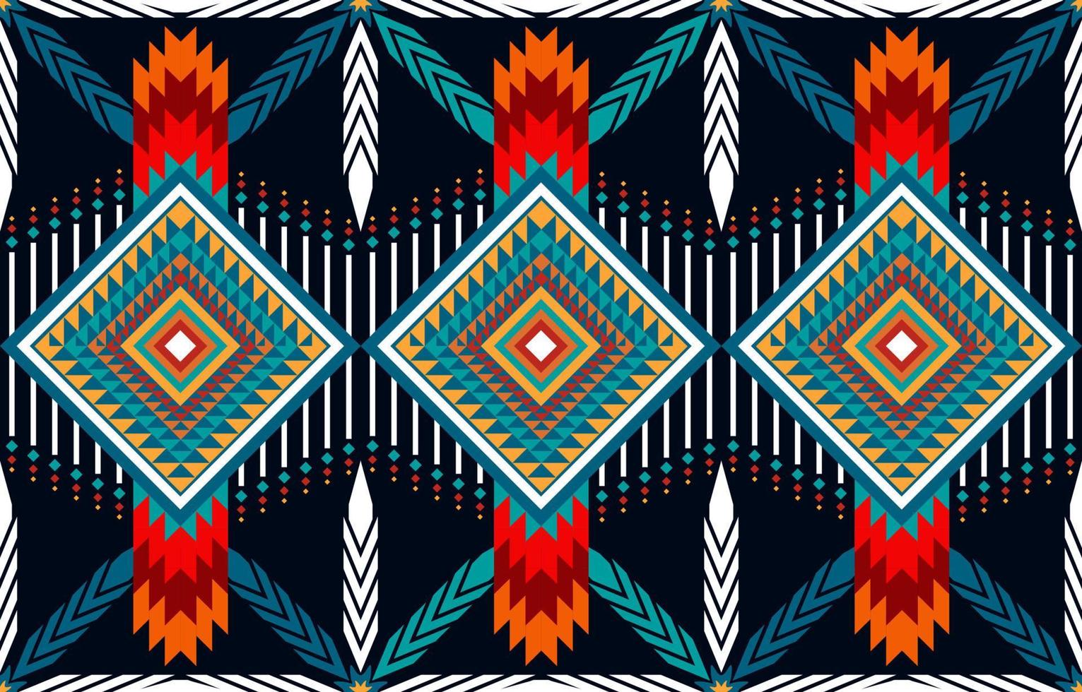 Geometric ethnic pattern seamless. ethnic seamless pattern. Design for cloth business, curtain, background, carpet, wallpaper, clothing, wrapping, Batik, fabric,Vector illustration. vector