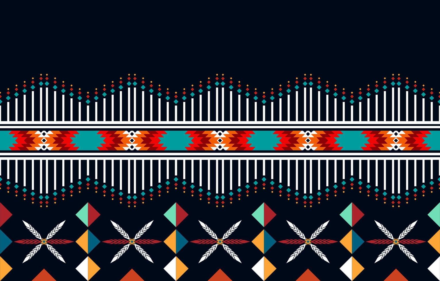 Geometric ethnic pattern seamless. ethnic seamless pattern. Design for cloth business, curtain, background, carpet, wallpaper, clothing, wrapping, Batik, fabric,Vector illustration. vector