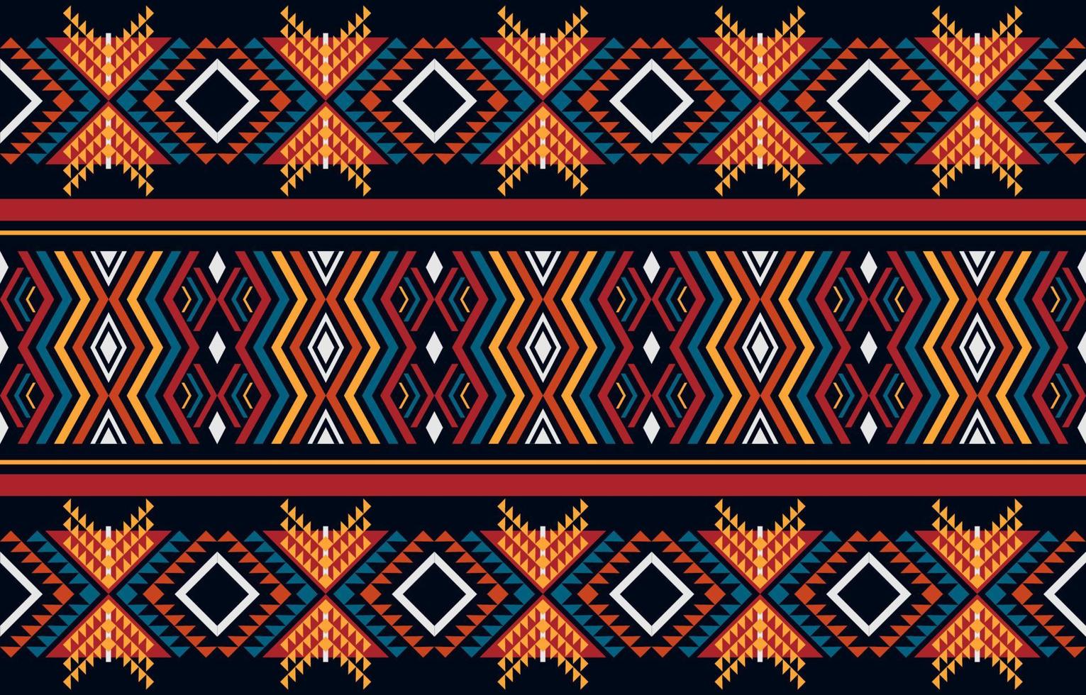 Geometric ethnic pattern seamless. ethnic seamless pattern. Design for cloth business, curtain, background, carpet, wallpaper, clothing, wrapping, Batik, fabric,Vector illustration. vector