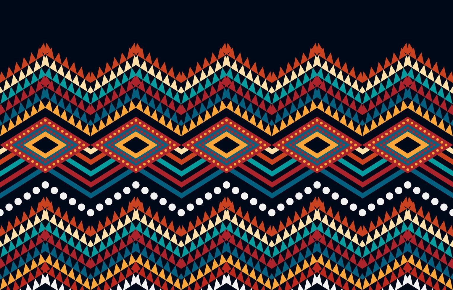 Geometric ethnic pattern seamless. ethnic seamless pattern. Design for cloth business, curtain, background, carpet, wallpaper, clothing, wrapping, Batik, fabric,Vector illustration. vector