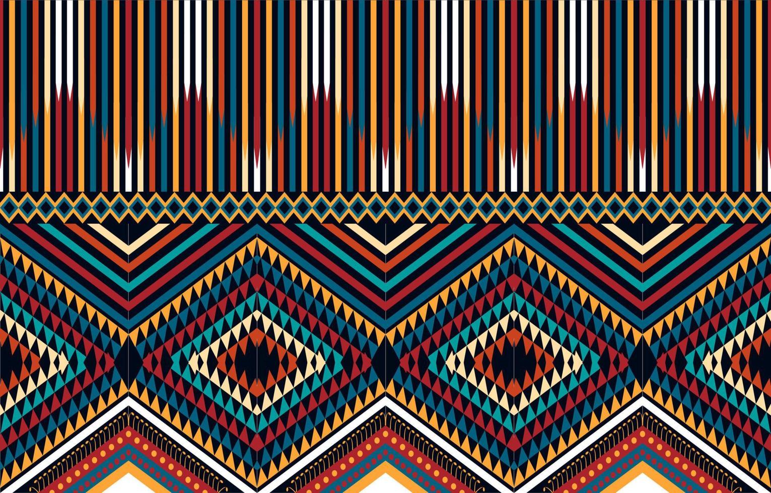 Geometric ethnic pattern seamless. ethnic seamless pattern. Design for cloth business, curtain, background, carpet, wallpaper, clothing, wrapping, Batik, fabric,Vector illustration. vector