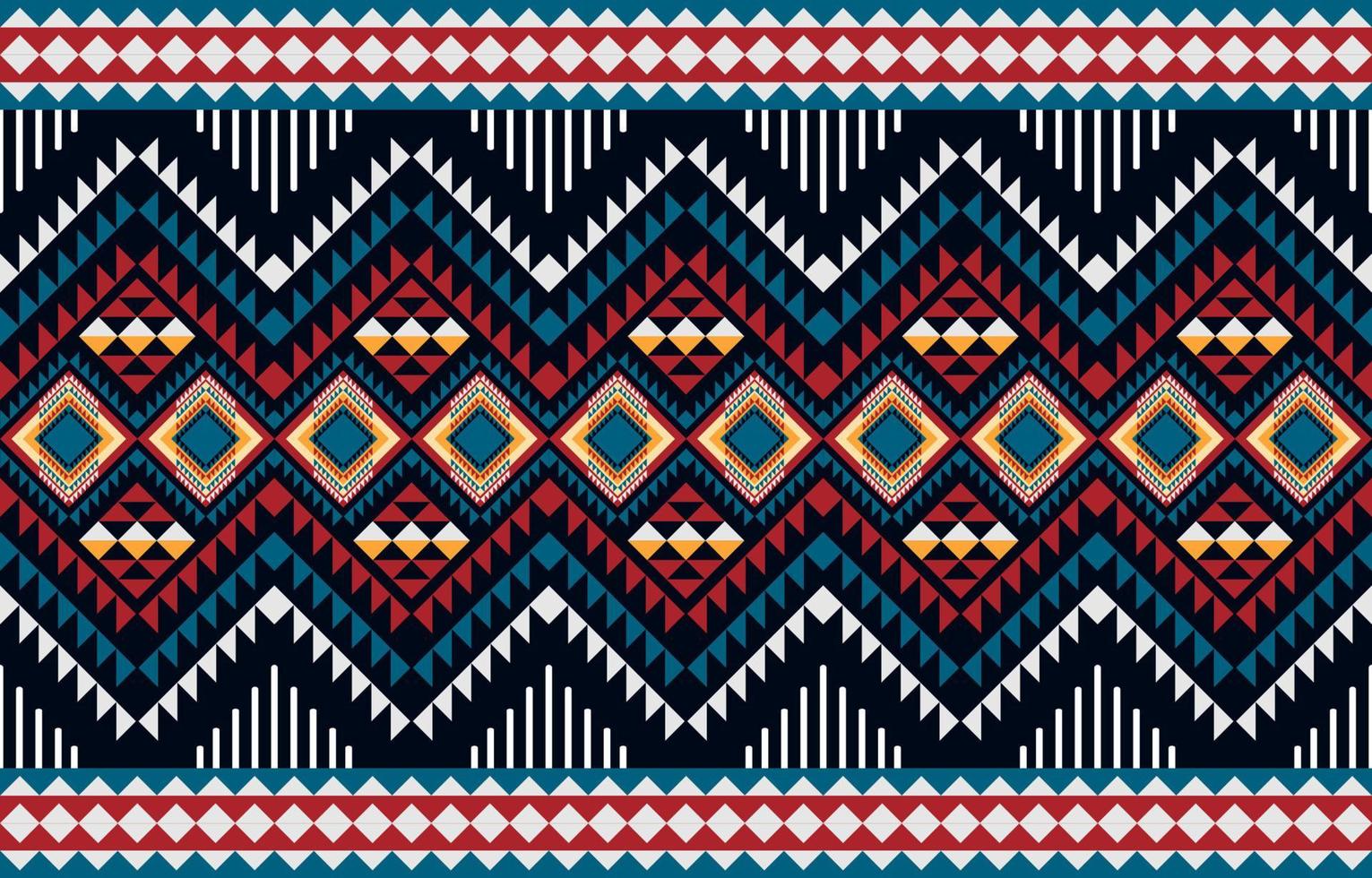 Geometric ethnic pattern seamless. ethnic seamless pattern. Design for cloth business, curtain, background, carpet, wallpaper, clothing, wrapping, Batik, fabric,Vector illustration. vector