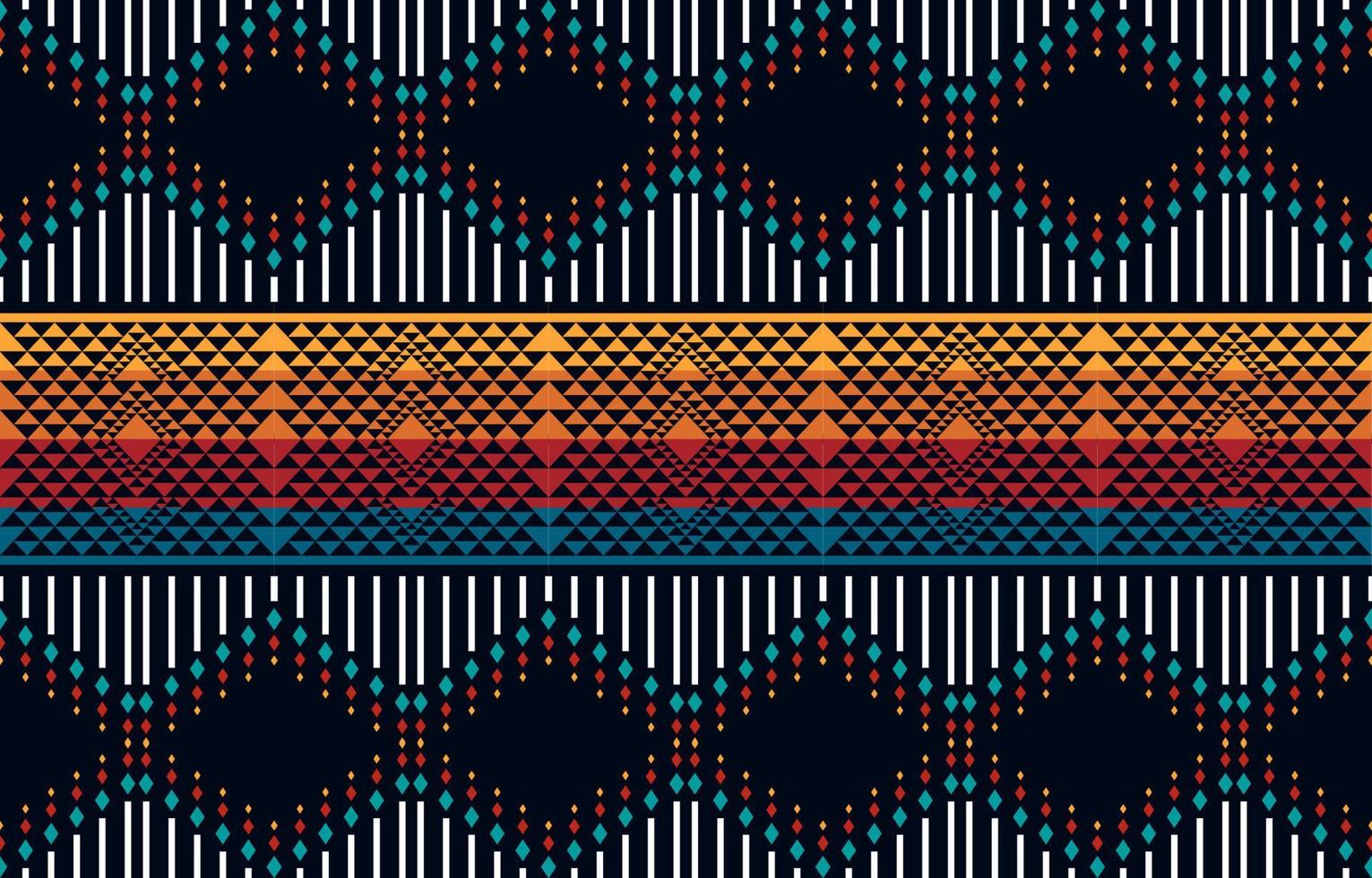 Geometric ethnic pattern seamless. ethnic seamless pattern. Design for cloth business, curtain, background, carpet, wallpaper, clothing, wrapping, Batik, fabric,Vector illustration. vector