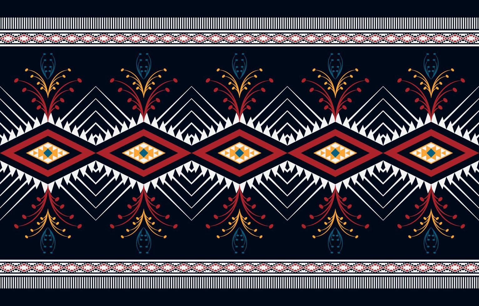 Geometric ethnic pattern seamless. ethnic seamless pattern. Design for cloth business, curtain, background, carpet, wallpaper, clothing, wrapping, Batik, fabric,Vector illustration. vector