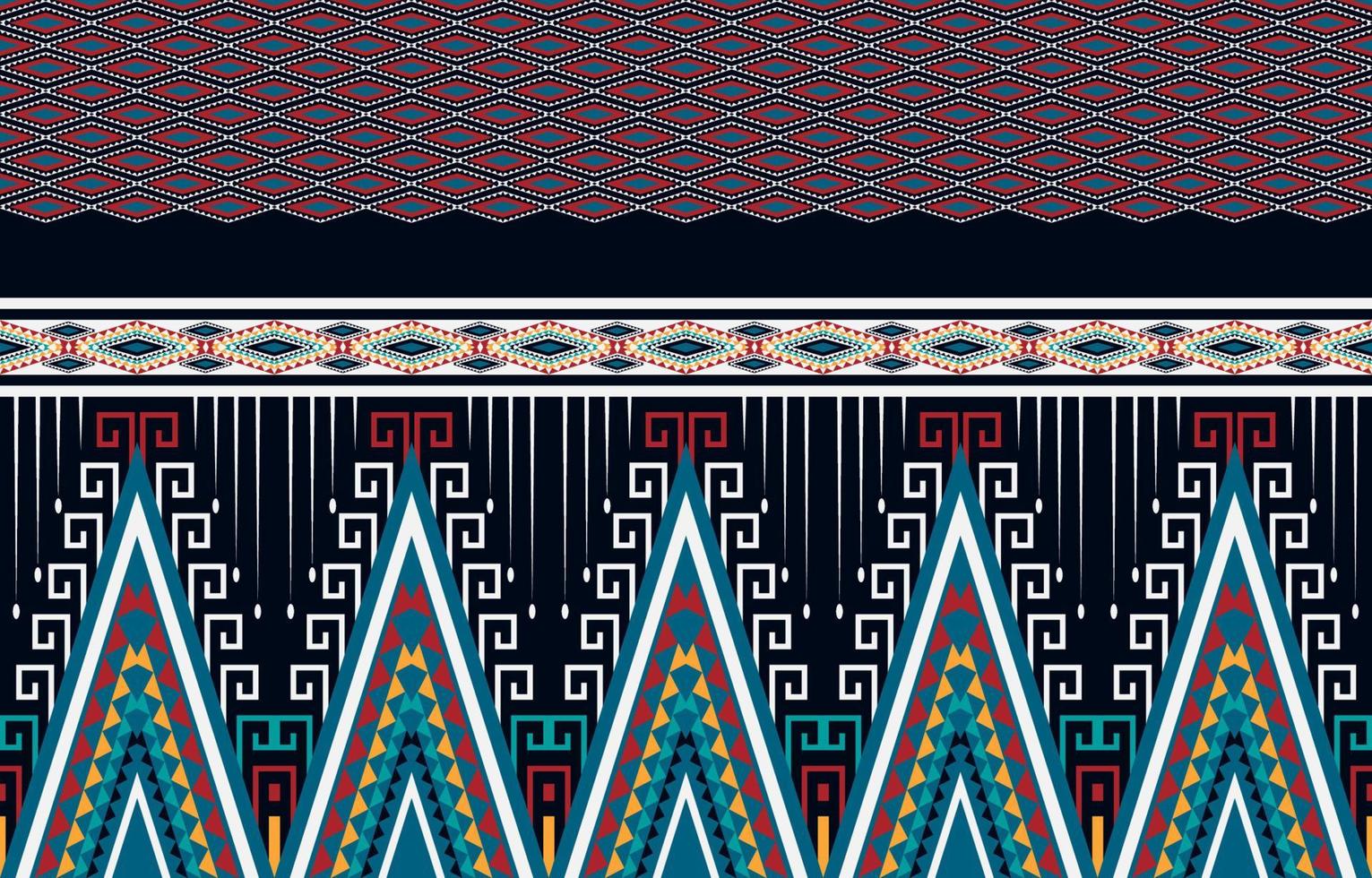 Geometric ethnic pattern seamless. ethnic seamless pattern. Design for cloth business, curtain, background, carpet, wallpaper, clothing, wrapping, Batik, fabric,Vector illustration. vector