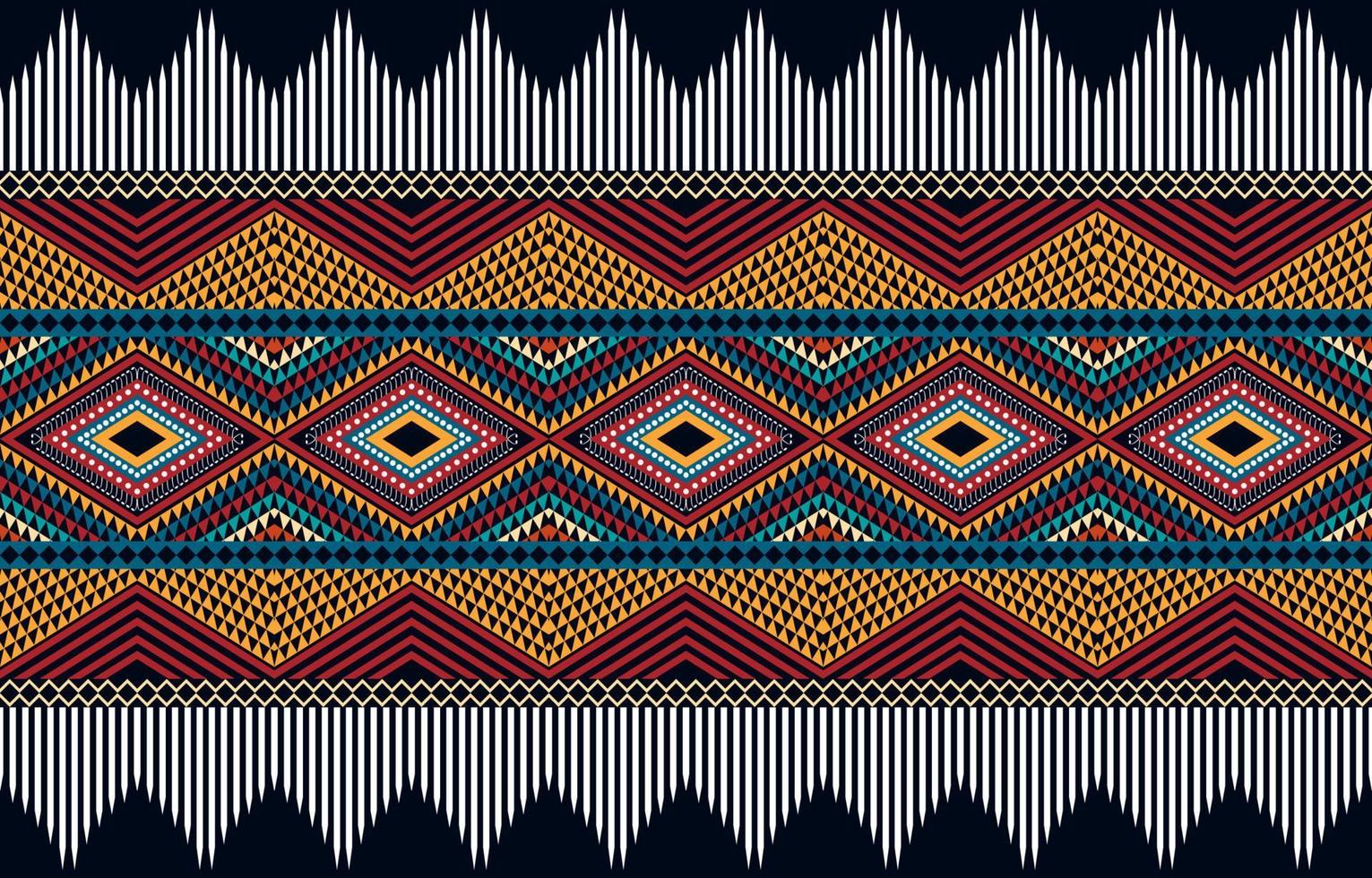 Geometric ethnic pattern seamless. ethnic seamless pattern. Design for cloth business, curtain, background, carpet, wallpaper, clothing, wrapping, Batik, fabric,Vector illustration. vector